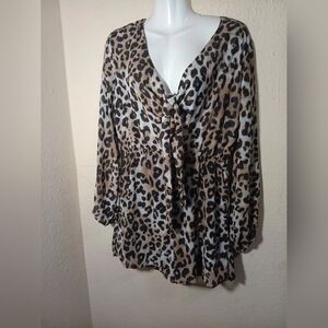 Chic Leopard Print Jumpsuit